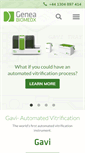 Mobile Screenshot of geneabiomedx.com